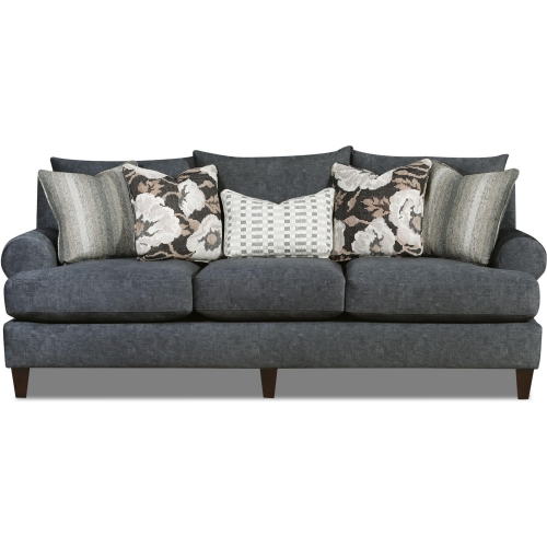 Sofa in Argo Ash Charcoal Grey Fabric